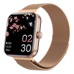Smart Watch with Heart Rate, Blood Pressure, Body Temperature Monitoring, Sleep Tracking, Step Counter,
